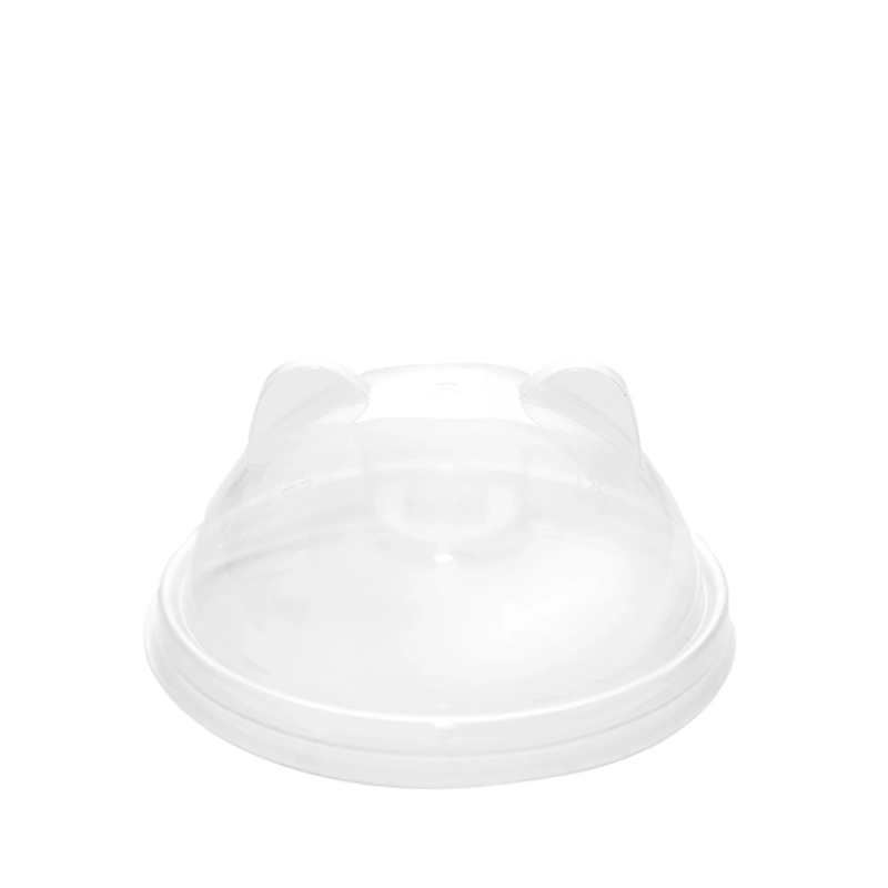 товар Прозрачная купольная крышка для стакана bubble cup 90 мм "Ушки" KRP090U